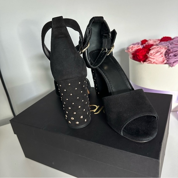 Maje Black block heels Size 37 - Picture 8 of 12